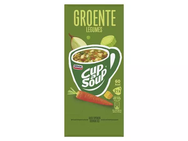 Een Cup-a-Soup Unox groente 175ml koop je bij NiceSupplies.nl