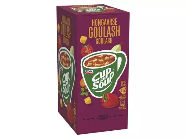 Een Cup-a-Soup Unox Hongaarse goulash 21x175ml koop je bij Unimark Office B.V.