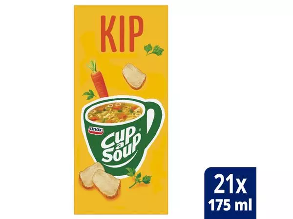 Een Cup-a-Soup Unox kip 175ml koop je bij KantoorProfi België BV