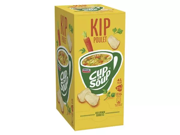 Een Cup-a-Soup Unox kip 21x175ml koop je bij NiceSupplies.nl