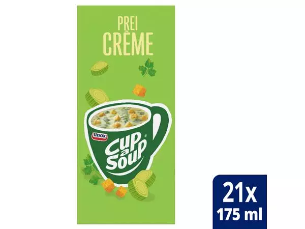 Een Cup-a-Soup Unox prei-crème 175ml koop je bij Van Hoye Kantoor BV