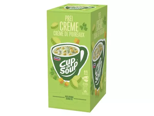 Een Cup-a-Soup Unox prei-crème 175ml koop je bij QuickOffice BV