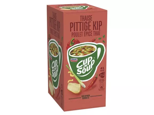 Een Cup-a-Soup Unox Thaise pittige kip 21x175ml koop je bij NiceSupplies.nl