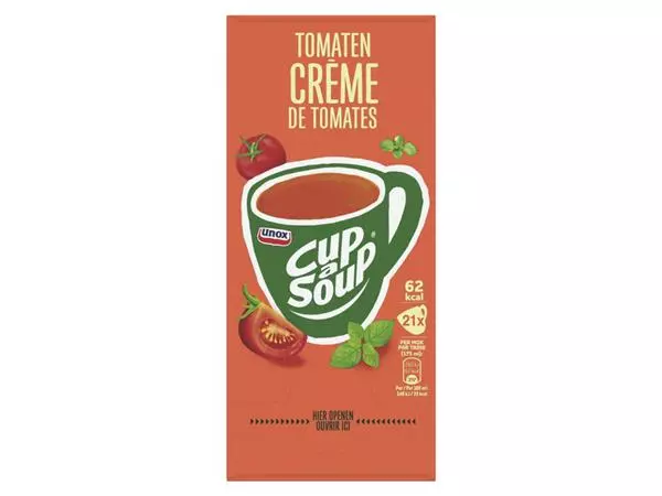 Een Cup-a-Soup Unox tomaten crème 21x175ml koop je bij NiceSupplies.nl