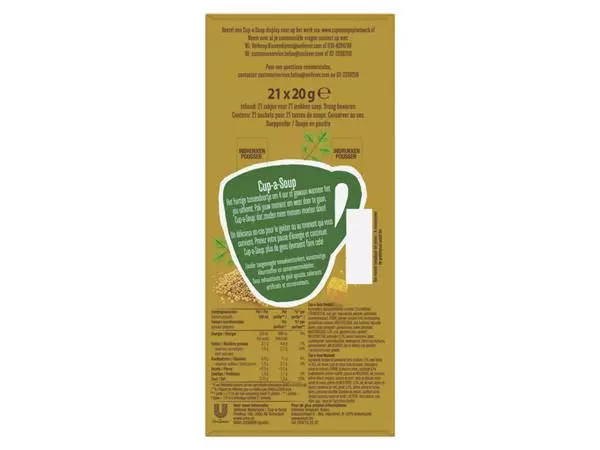 Een Cup-a-Soup Unox mosterd 21x175ml koop je bij Buro De Peuter