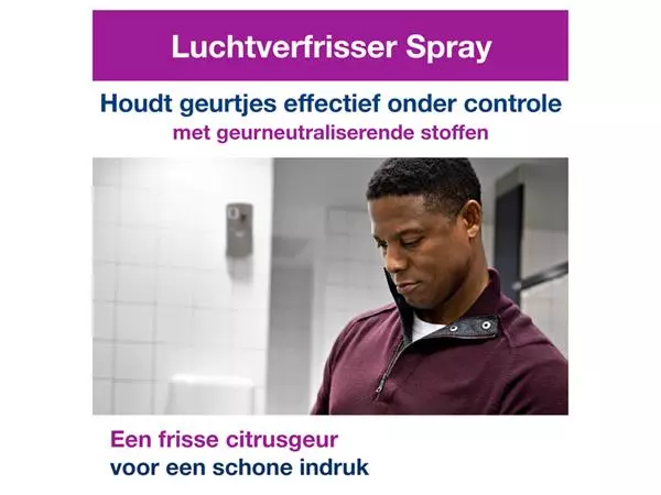 Een Luchtverfrisser Tork A1 spray met citrusgeur 75ml 236050 koop je bij NiceSupplies.nl