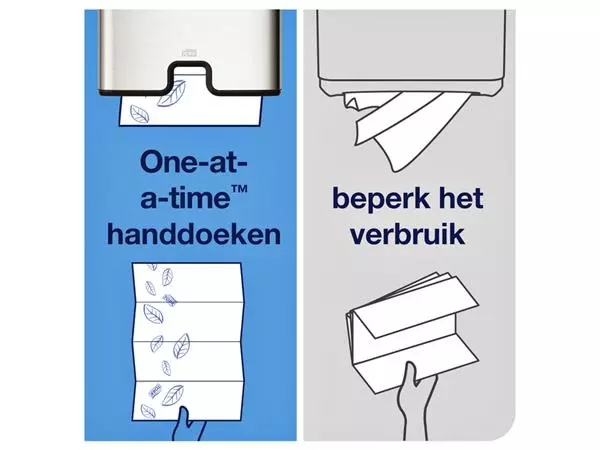 Een Handdoek Tork H2 multifold Premium kwaliteit 2 laags wit 100288 koop je bij NiceSupplies.nl