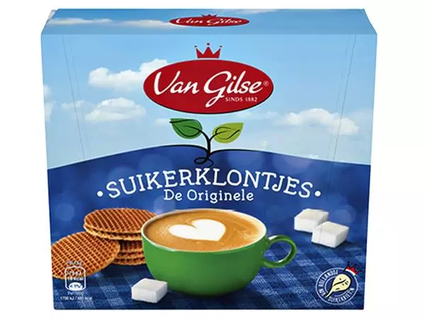 Een SUIKERKLONTJES VAN GILSE STANDAARD 1000GRAM koop je bij Kantoorvakhandel van der Heijde