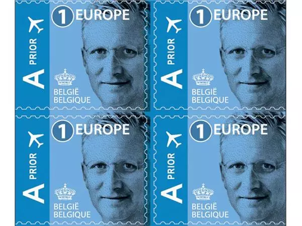 Een Postzegel Belgie Waarde 1 Europa pak à 50 stuks koop je bij Totaal Kantoor Goeree