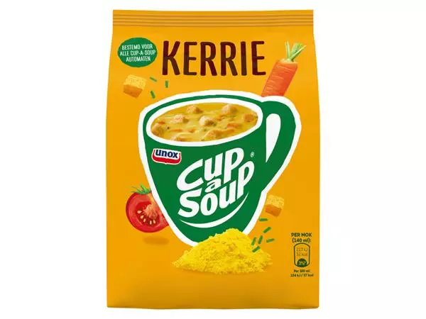 Een Cup-a-Soup Unox machinezak kerrie 140ml koop je bij NiceSupplies.nl