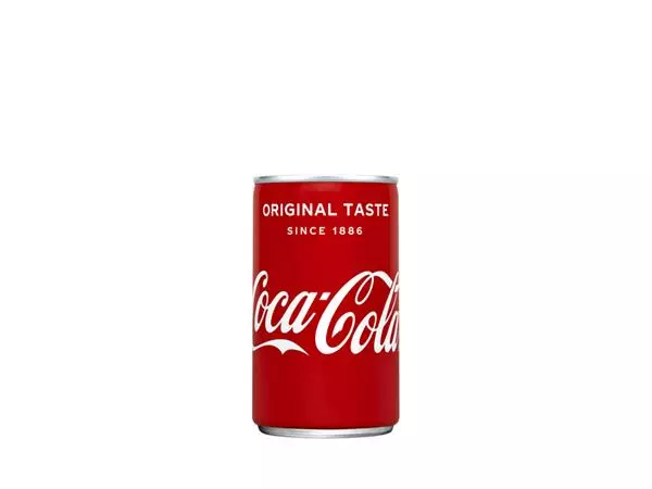 Een Frisdrank Coca Cola Regular blik 150ml koop je bij MV Kantoortechniek B.V.