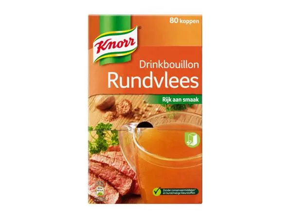 Een Drinkbouillon Knorr rundvlees koop je bij KantoorProfi België BV