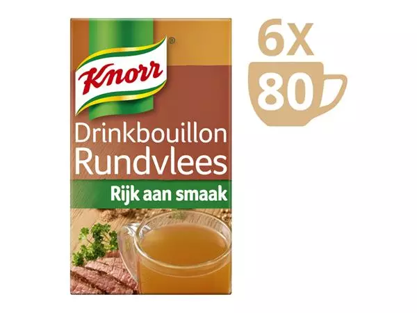 Een Drinkbouillon Knorr rundvlees koop je bij NiceSupplies.nl