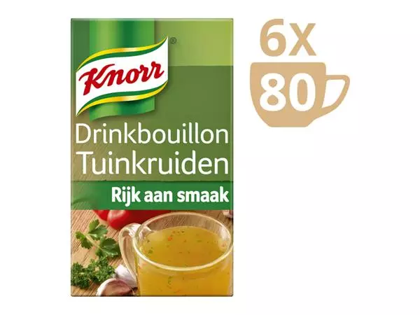 Een DRINKBOUILLON KNORR TUINKRUIDEN koop je bij Kantoorvakhandel van der Heijde