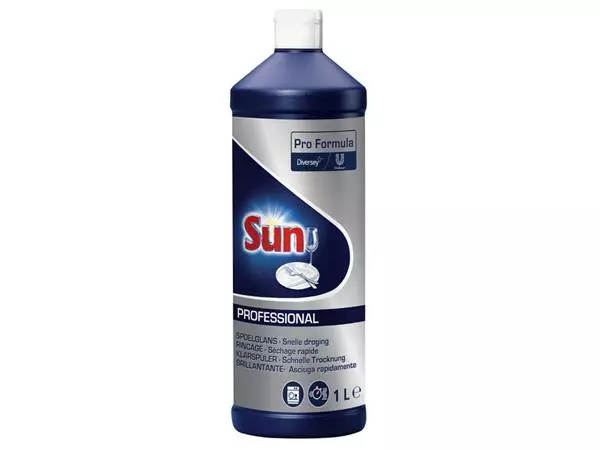 Een Vaatwasmachine glansspoelmiddel Sun 1 liter koop je bij Kantoorvakhandel van der Heijde