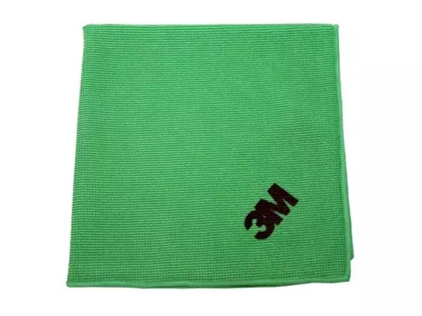 Een Microvezeldoek Scotch-Brite Essential 360x360mm groen koop je bij De Angelot