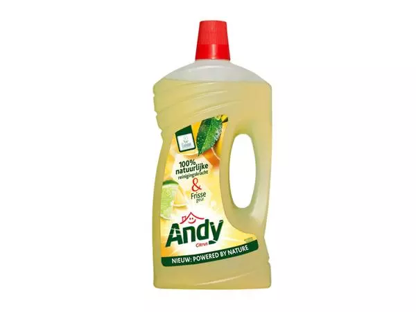 Een Allesreiniger Andy citroen fris 1 liter koop je bij MV Kantoortechniek B.V.