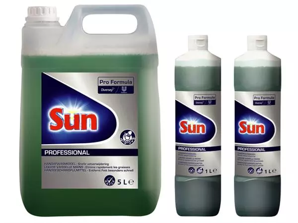 Een Afwasmiddel Sun Professional 1 liter koop je bij NiceSupplies.nl