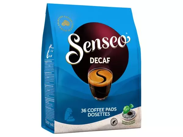 Een Koffiepads Douwe Egberts Senseo decafe 36 stuks koop je bij KantoorProfi België BV