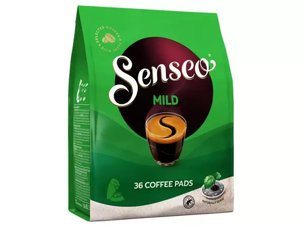 Een Koffiepads Douwe Egberts Senseo mild roast 36 stuks koop je bij EconOffice