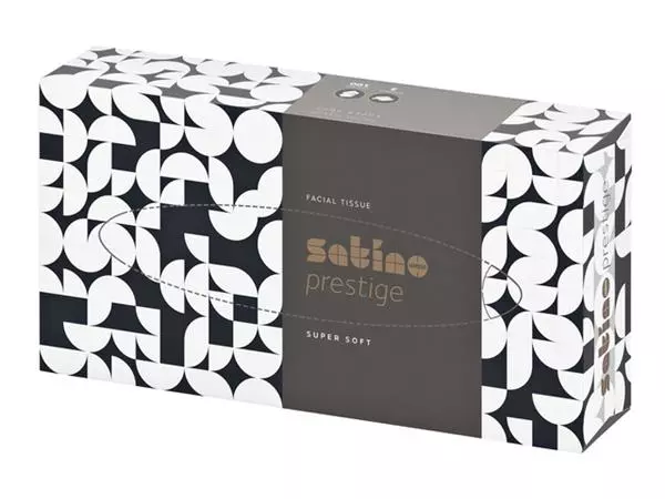 Facial tissues Satino Prestige 2-laags 100vel wit 206450