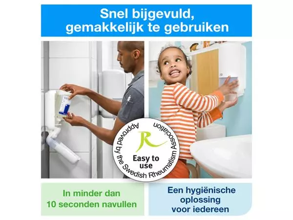 Een Handzeep Tork S1 mild geparfurmeerd parelwit 1000ml 420501 koop je bij NiceSupplies.nl