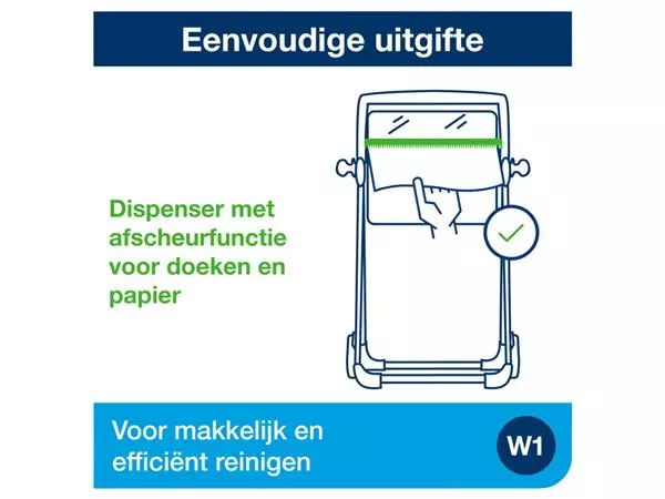 Een Dispenser Tork Vloerstandaard W1 Performance mobiel 652000 koop je bij NiceSupplies.nl