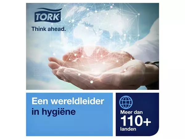 Een Handdoekdispenser Tork H3 Elevation C-vouw en Z-vouw wit 553000 koop je bij NiceSupplies.nl