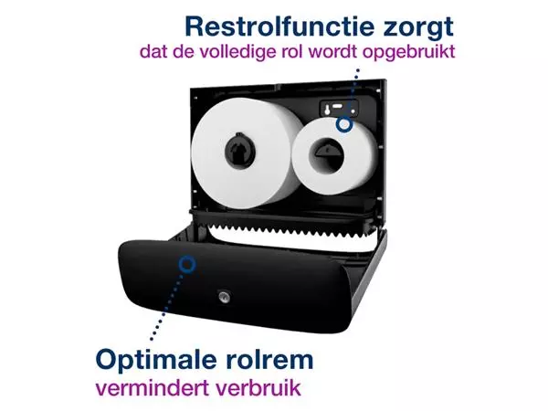 Een Toiletpapierdispenser Tork Image Lijn Mini jumborol T2 Image-Gesloten- rvs 460006 koop je bij Kantoorvakhandel van der Heijde