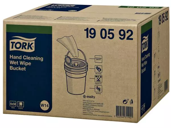 Een REINIGINGSDOEK TORK HAND CLEANING W14 WIT 190592 koop je bij Kantoorvakhandel van der Heijde