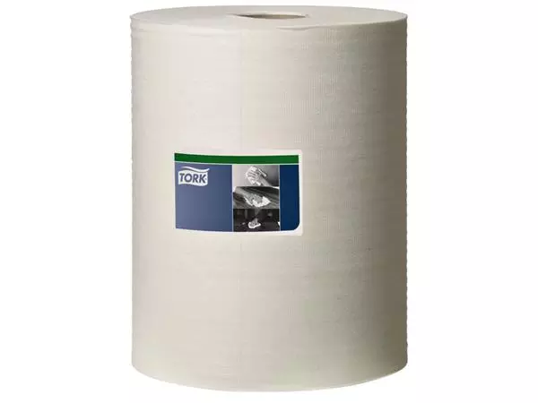 Een Reiningsdoek Tork Heavy-duty combi rol W1/2/3 nonwoven 280 vel wit 530137 koop je bij Kantoorvakhandel van der Heijde