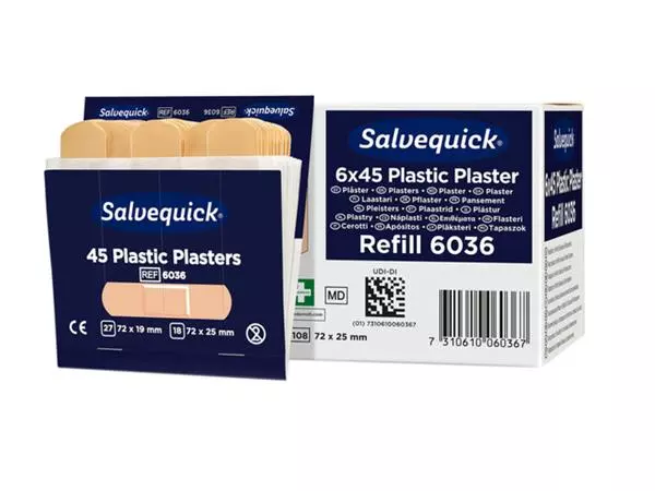 Een Pleister Salvequick navulling plastic 6036 koop je bij NiceSupplies.nl