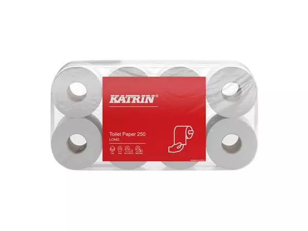 Een Toiletpapier Katrin 3-laags 250vel 48rollen wit koop je bij L&N Partners voor Partners B.V.