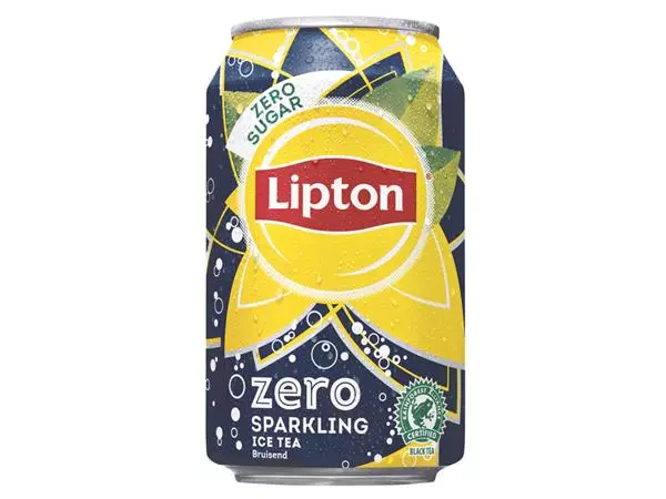 Een FRISDRANK LIPTON ICE TEA SPARKLING ZERO BLIK 330ML koop je bij Kantoorvakhandel van der Heijde