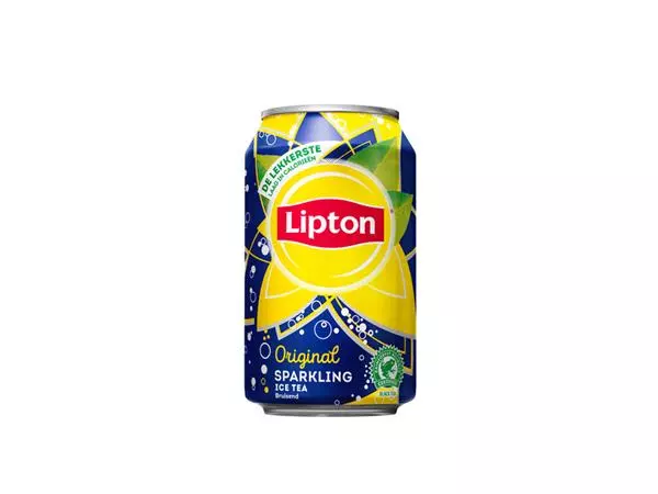 Een Frisdrank Lipton Ice Tea sparkling blik 330ml koop je bij Van Leeuwen Boeken- en kantoorartikelen