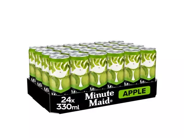 Een FRISDRANK MINUTE MAID APPELSAP BLIK 330ML koop je bij Kantoorvakhandel van der Heijde