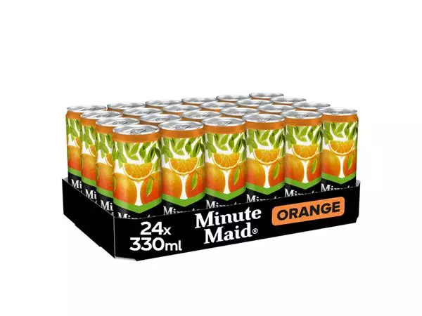 Een FRISDRANK MINUTE MAID ORANGE BLIK 330ML koop je bij Kantoorvakhandel van der Heijde