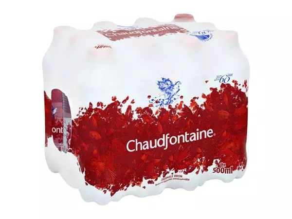 Een Water Chaudfontaine rood petfles 500ml koop je bij Goedkope Kantoorbenodigdheden