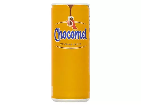 Een Chocolademelk Chocomel blik 250ml koop je bij Van Leeuwen Boeken- en kantoorartikelen