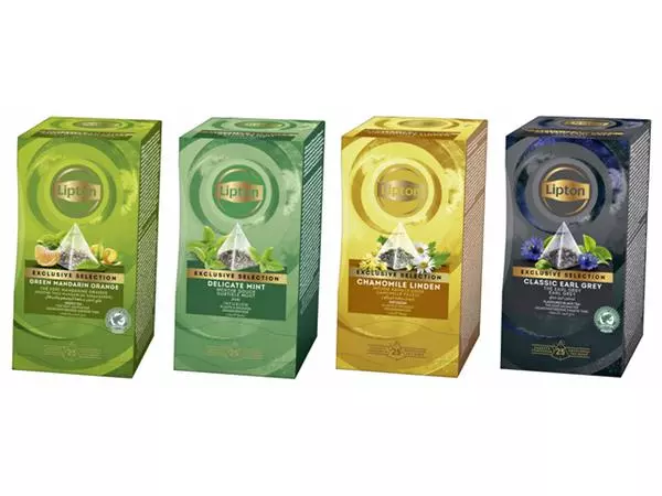 Een Thee Lipton Exclusive kamille linde 25x2gr koop je bij NiceSupplies.nl