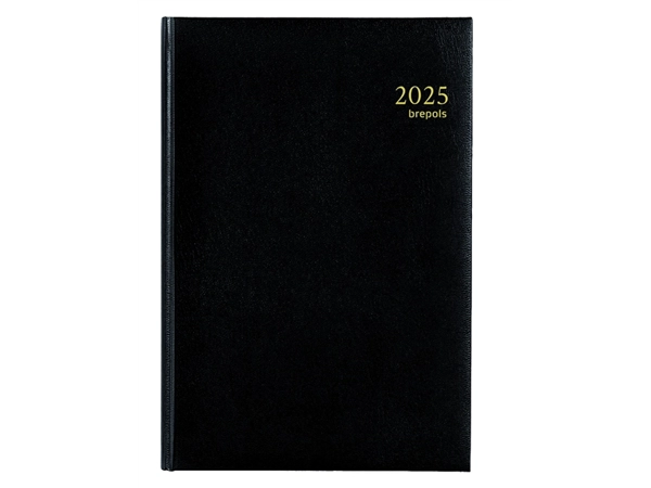 Een Agenda 2025 Brepols Minister Lima 1 jour/1 page noir koop je bij Van Hoye Kantoor BV