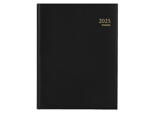 Een Agenda 2025 Brepols Timing Lima 7dagen/2pagina's zwart koop je bij The Cartridge Company