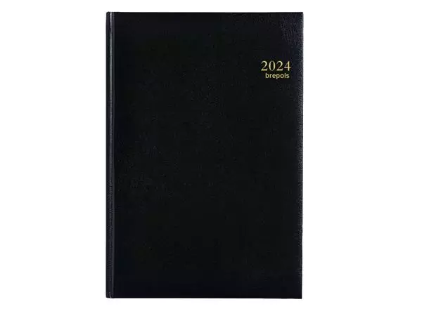 Een Agenda 2025 Brepols Omega Lima 7dagen/2pagina's zwart koop je bij Tonerinktshop