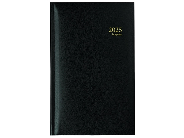 Een Agenda 2025 Brepols Interplan Lima 7dagen/2pagina's zwart koop je bij Tonerinktshop