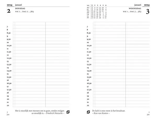 Een Agendavulling 2025 Succes Senior 1dag/1pagina koop je bij Goedkope Kantoorbenodigdheden