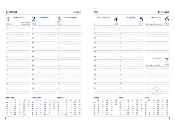 Een Agenda 2025 Ryam Weekplan Plus Mundior 7dagen/2pagina's zwart koop je bij NiceSupplies.nl