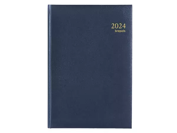 Een Agenda 2025 Brepols Ambassador Lima 1dag/1pagina blauw koop je bij Omnia 4 Office