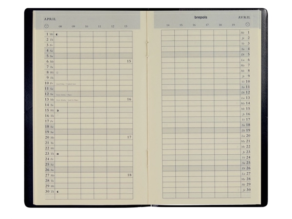 Een Agenda 2025 Brepols Plan-O-Rama Genova 1 mois/2 pages assorti koop je bij QuickOffice BV