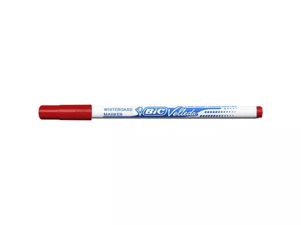 Een Viltstift Bic Velleda 1721 whiteboard rond fijn rood koop je bij Unimark Office B.V.