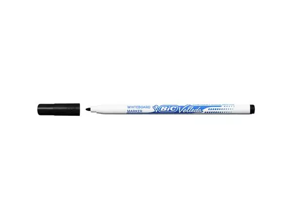 Een Viltstift Bic Velleda 1721 whiteboard rond fijn zwart koop je bij Buro De Peuter